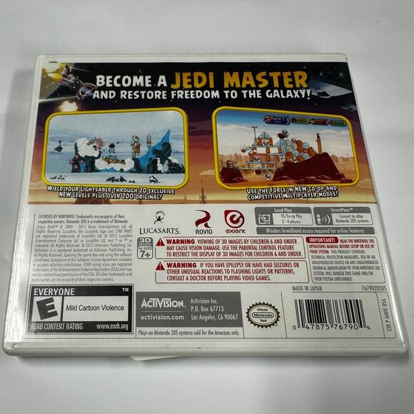 Nintendo 3DS Angry Birds Star Wars Activision Pre-Owned Tested Working - Picture 2 of 4